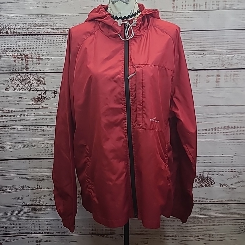 Eddie Bauer hooded windbreaker